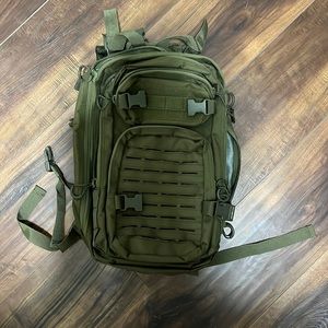 Army Green Hiking Backpack